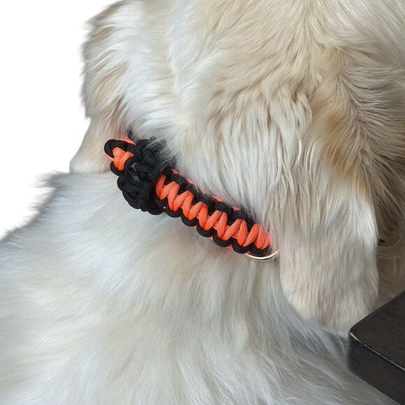 Handmade paracord large Dog Collar - Picture 1 of 7
